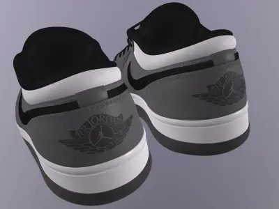 NIKE AIR JORDAN 1 LOW SHOES PBR Low-poly 3D model