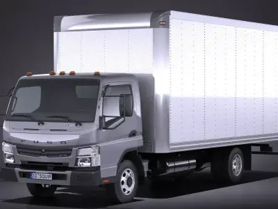  Mitsubishi Fuso BOX 2016  3D model