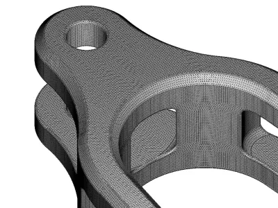 Plastic Premium Bike Yoke Toy 3D model