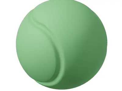 Plastic Sports Ball 3D model