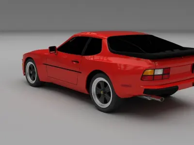 Porsche 944 3D model