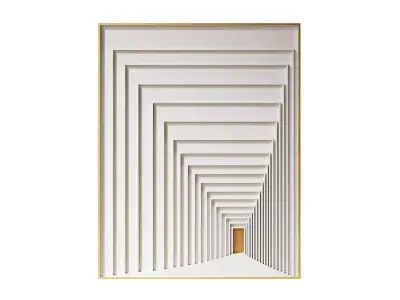 3D Wall Art 001 3D model