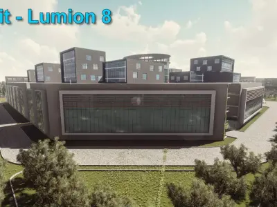 University - Revit and Lumion 3D model
