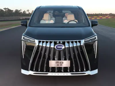 2023 GAC Trumpchi M8 Master Edition with interior Low-poly 3D model