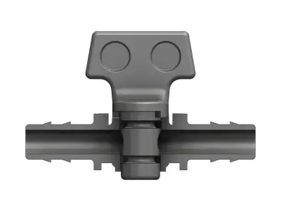 Drip irrigation valve 3D print model
