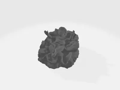 Jesus in crib Free 3D print model