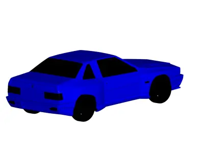 Maserati Shamal  3D model