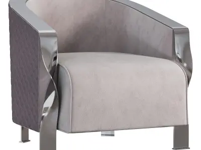  Noir Armchair By Elve Luxury 3D model