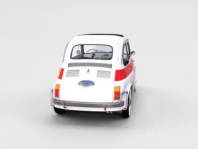 Fiat 500 Nuova Sport 1958 rev 3D model