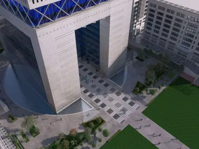 Dubai International Financial Centre Dubai 3D model