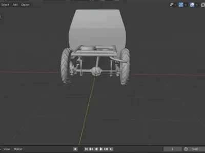 Toyota mud truck Free 3D model