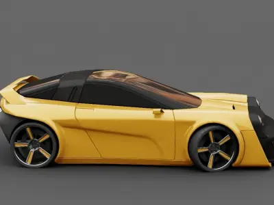 Porche concept Car 3D model