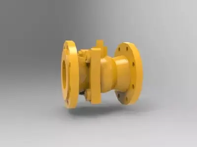 ball valve 3D print model