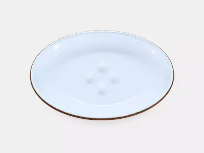 EKOLN soap dish 2 Low-poly 3D model