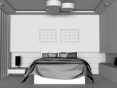 BEDROOM DESIGN 3D model purchase