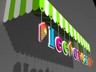 Awning 3d Model 06 3D model