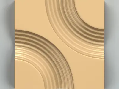 Wall panel 009 3D model