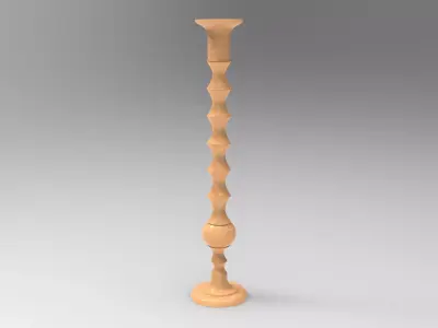Mumu Candlestick Low-poly 3D model