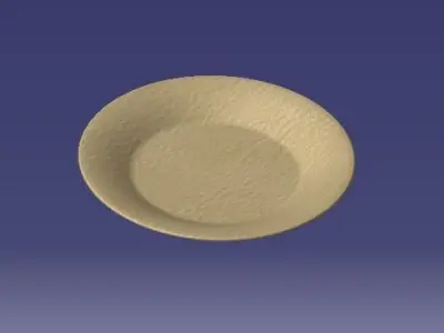 opera small plate 3D model