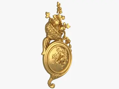 Classic decor ornament 227 3D model