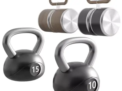 GYM AND FITNESS EQUIPMENT ASSET NO5 A 3D model