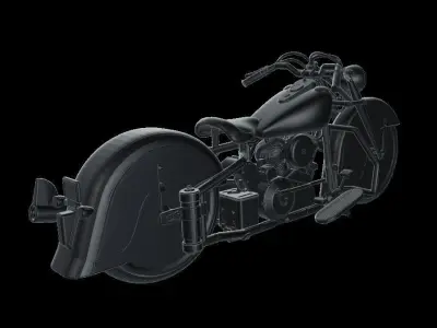 CUSTOM BIKE MODEL 1 3D print model