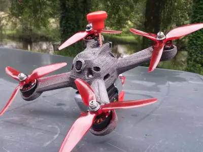 3D200 -  Racing quadcopter 3D print model  3D print model