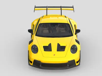 Porsche 911 GT3 RS 992 3D model