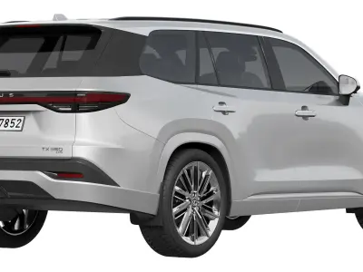 Lexus TX 350h 2024 3D model