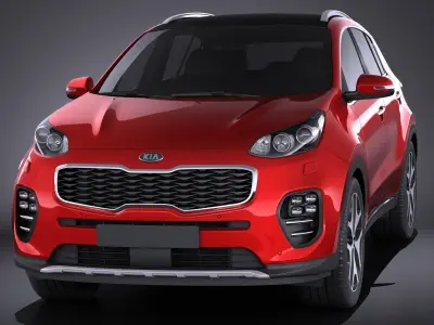 KIA Sportage 2017 3D model