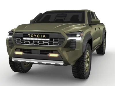 Toyota Tacoma Trailhunter 2024 Low-poly 3D model