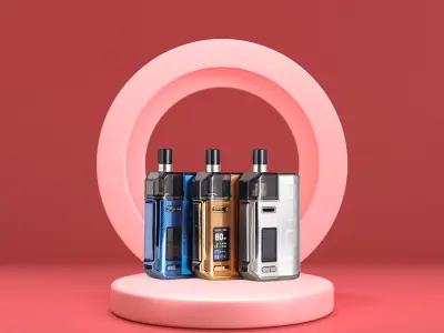 Display Podium Pink 3D model