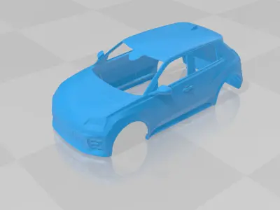 Renault 5 E-Tech - Body Car STL Model 3D print model