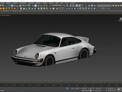 Porsche 911 Carrera Coupe 1987 3D print model