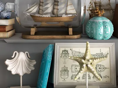 Decor set 09 3D model