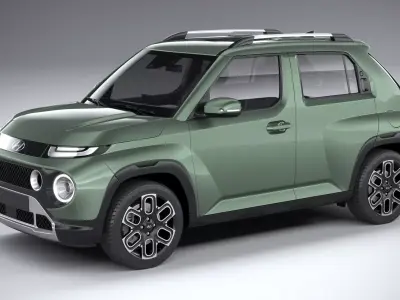 Hyundai Casper 2025 3D model