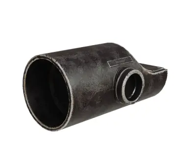 Sci-Fi Oil Filter 3D model