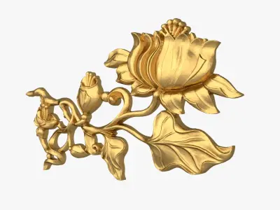 Classic decor ornament 268 3D model