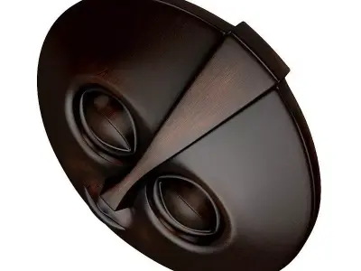 African Mask 2 3D model