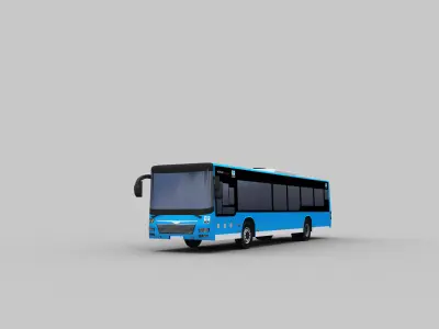 MAN Lions City LE Low-poly 3D model