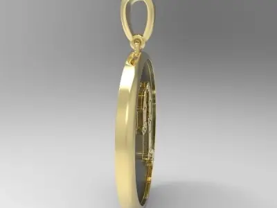 Decorative Letter X 3D print model