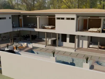 casa campestre 3D model