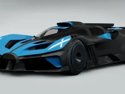 Bugatti Bolide  3D model