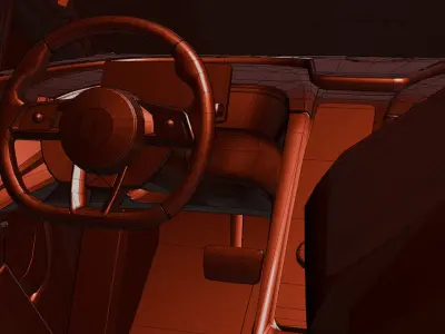 BYD Yangwang U9 HAMMER With Interior 3D model