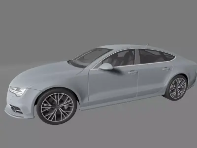 2015 Audi A7 Detailed Model 3D model