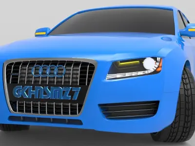 Audi A5 3d Model 3D model