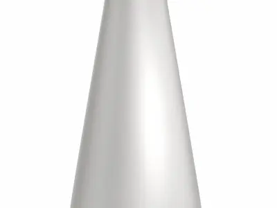 Modern White Vase 3D model