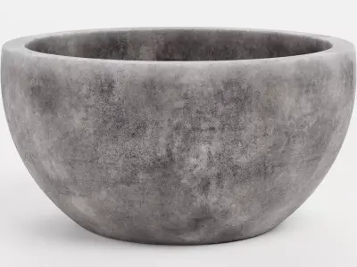 -Concrete Flower Pot V2- 3D model