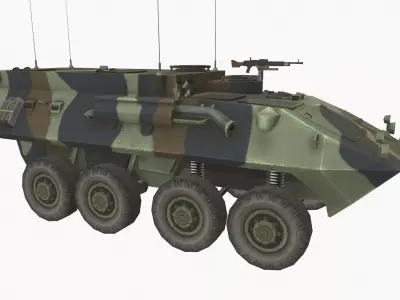 LAV-C2 Low-poly 3D model