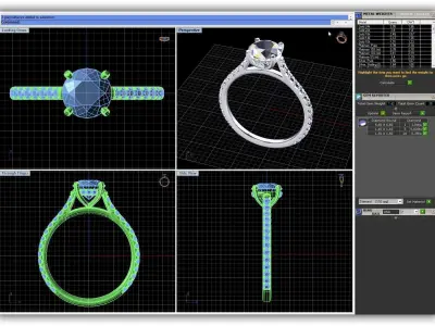 23 luxury thin rings jewelry 3D PRINTE 3D print model